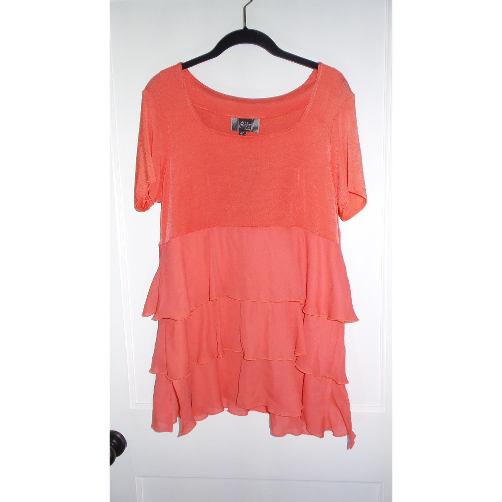 Slinky Brand Pink Blouse NEW